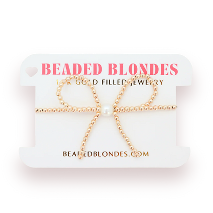 Gold Bow Bracelet