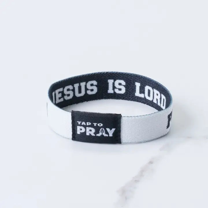 Tap To Pray Wristbands - Jesus Is Lord