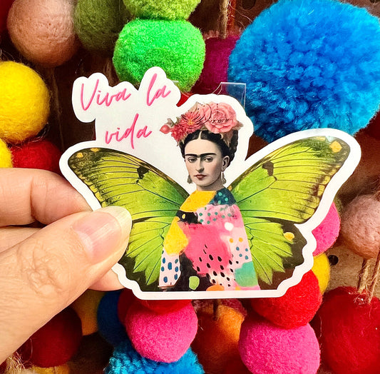 Frida "Viva La Vida" Wings Sticker