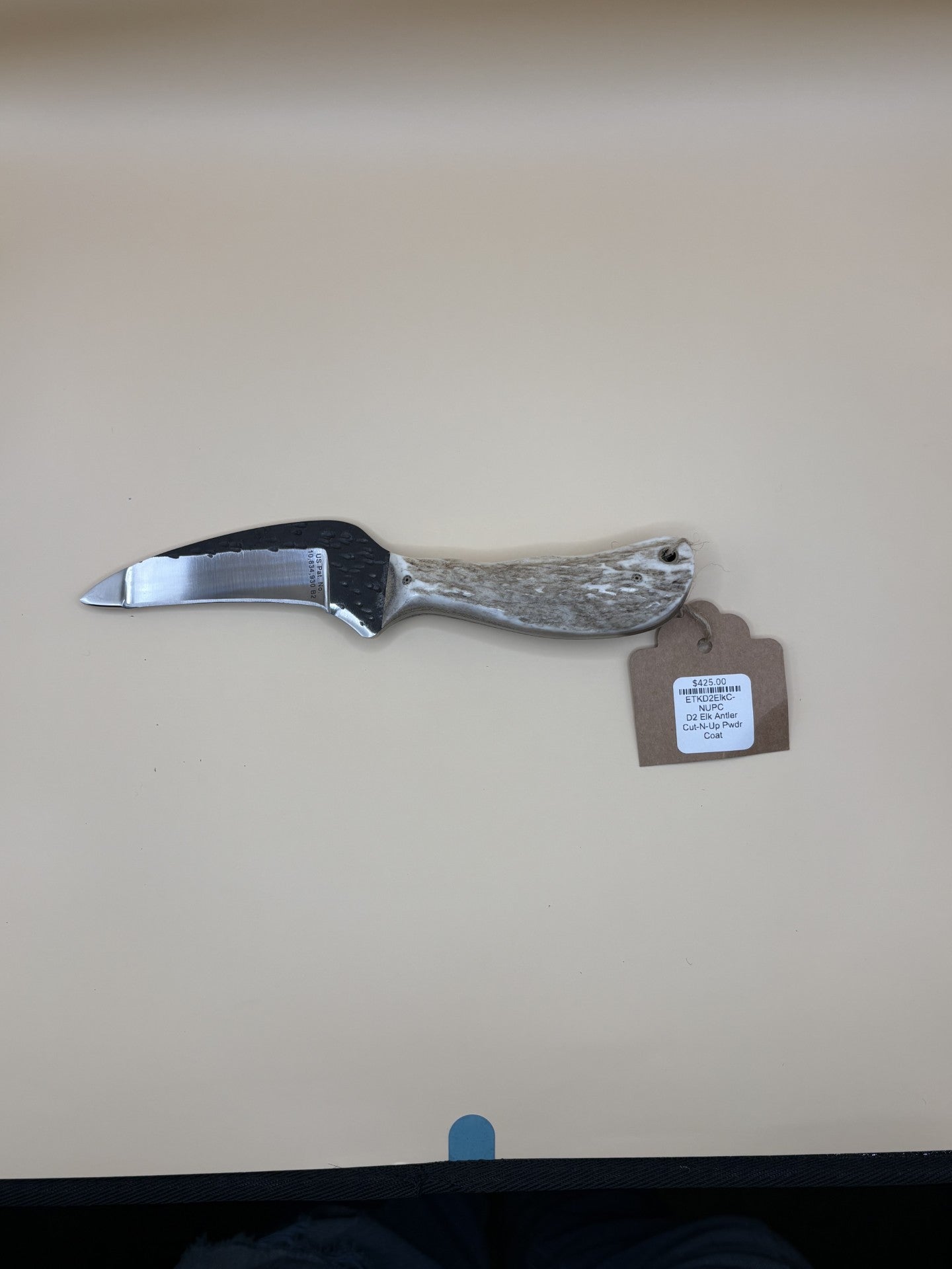 STS Ranch x Exotic Texas Knives D2 Cut-N-Up Powder-Coated Elk Antler Handmade Knife