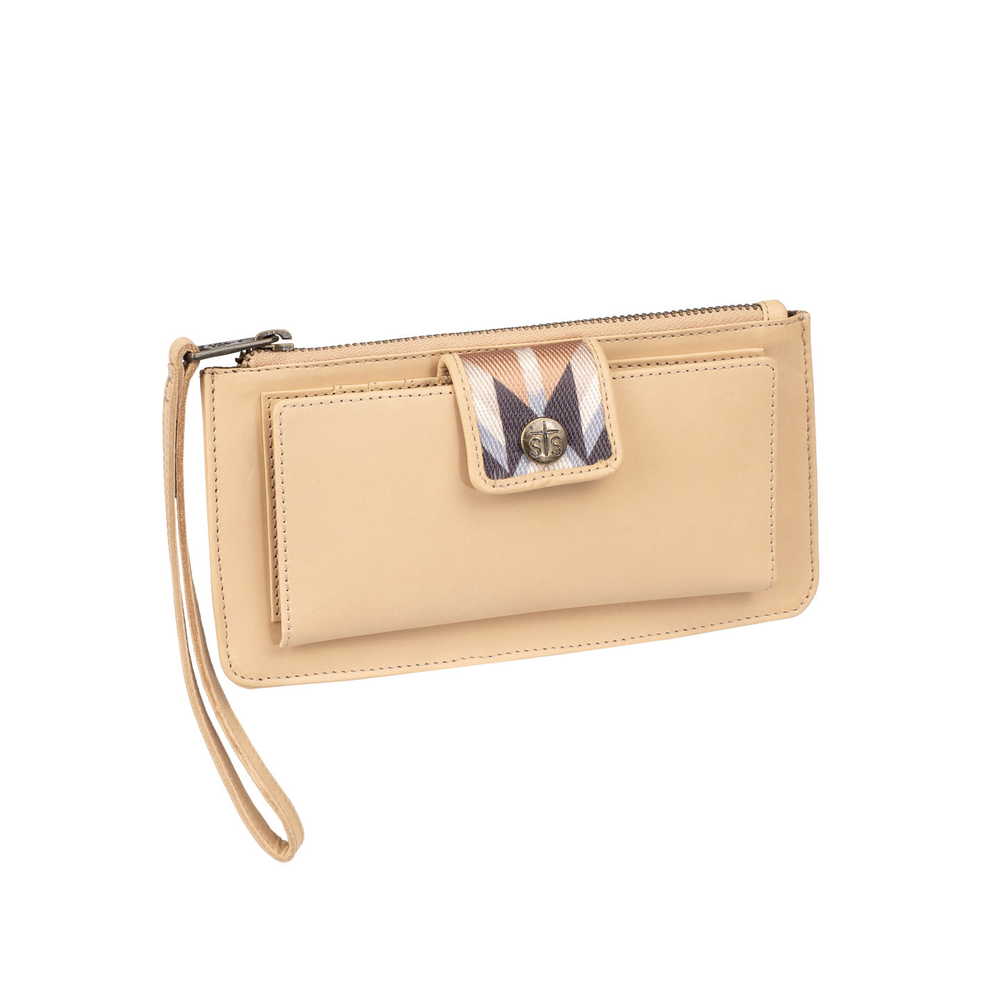 Basic Bliss Buckskin Haley Bifold Wristlet