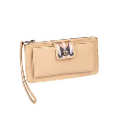 Basic Bliss Buckskin Haley Bifold Wristlet
