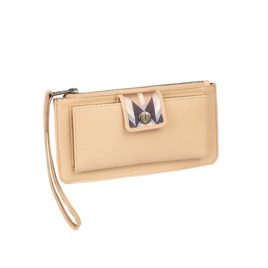 Basic Bliss Buckskin Haley Bifold Wristlet