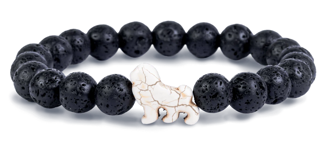 Excursion Bracelet-Lion Lava Stone
