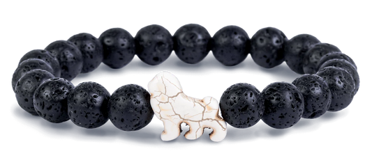 Excursion Bracelet-Lion Lava Stone
