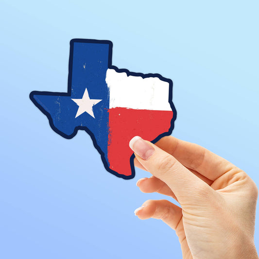 Classic Texas Flag Sticker