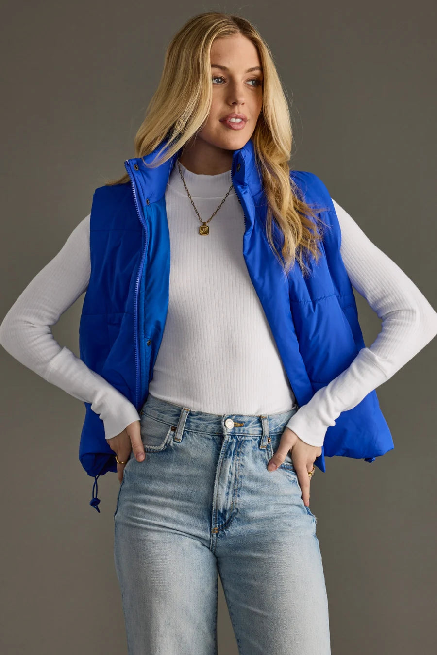 World Traveler Vest-Blue