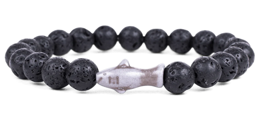 Voyage Bracelet-Shark Lava Stone