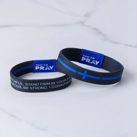 Tap To Pray Wristbands - First Responders/LE