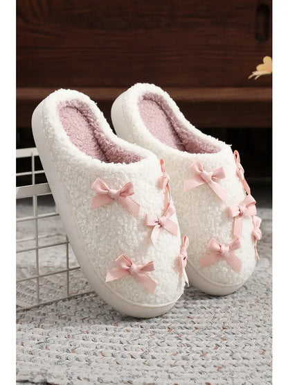 Bow Trim Slippers