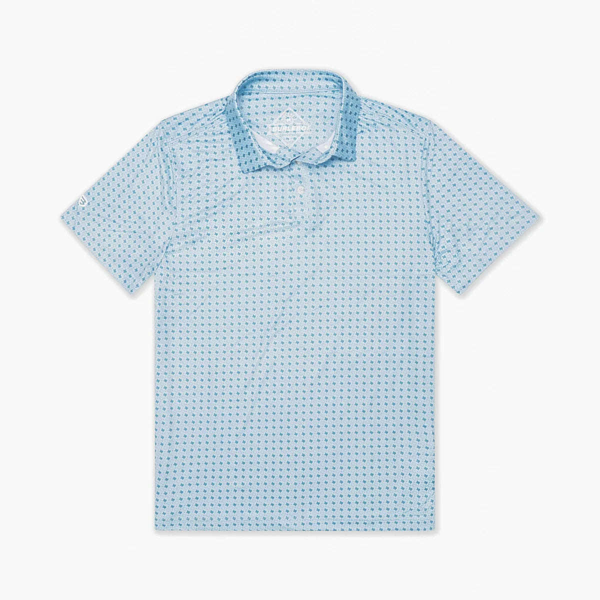 Texas Light Blue Perf Polo