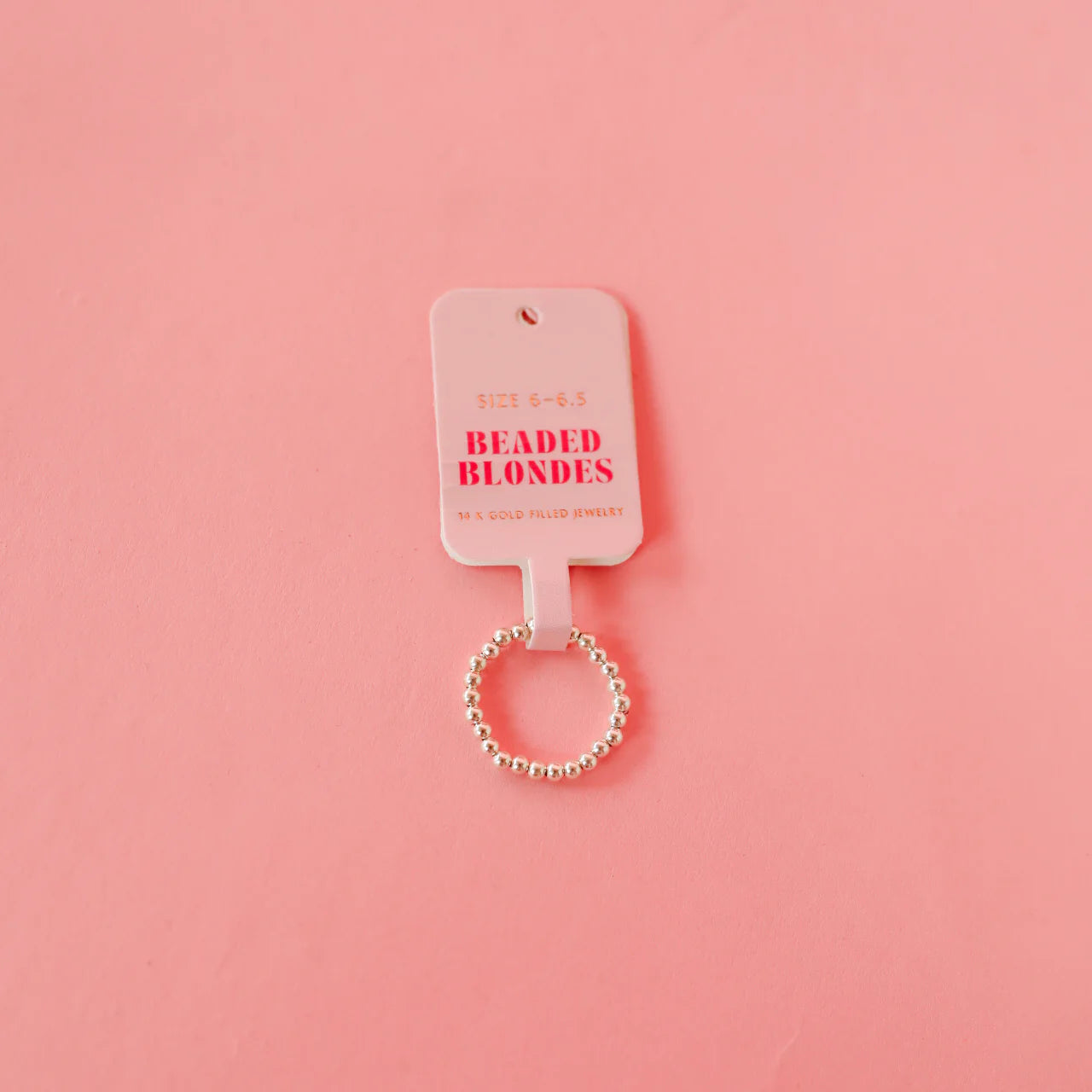 Ella Beaded Band in Silver