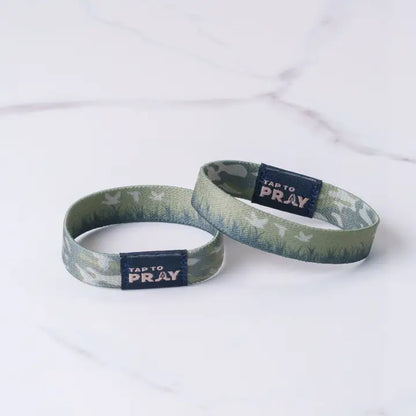 Tap To Pray Wristbands - Waterfowl Camo