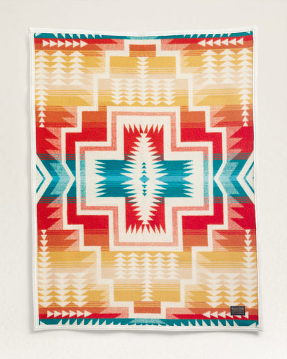 Pendleton Jacquard Crib Blanket- Harding Star Ivory