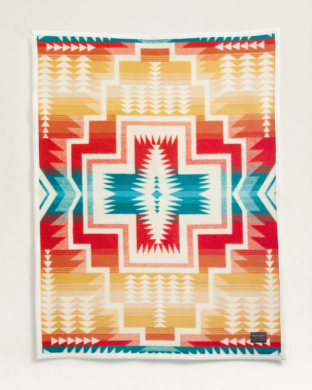 Pendleton Harding Star Ivory Luxurious Crib Blanket – Premium Baby Blanket