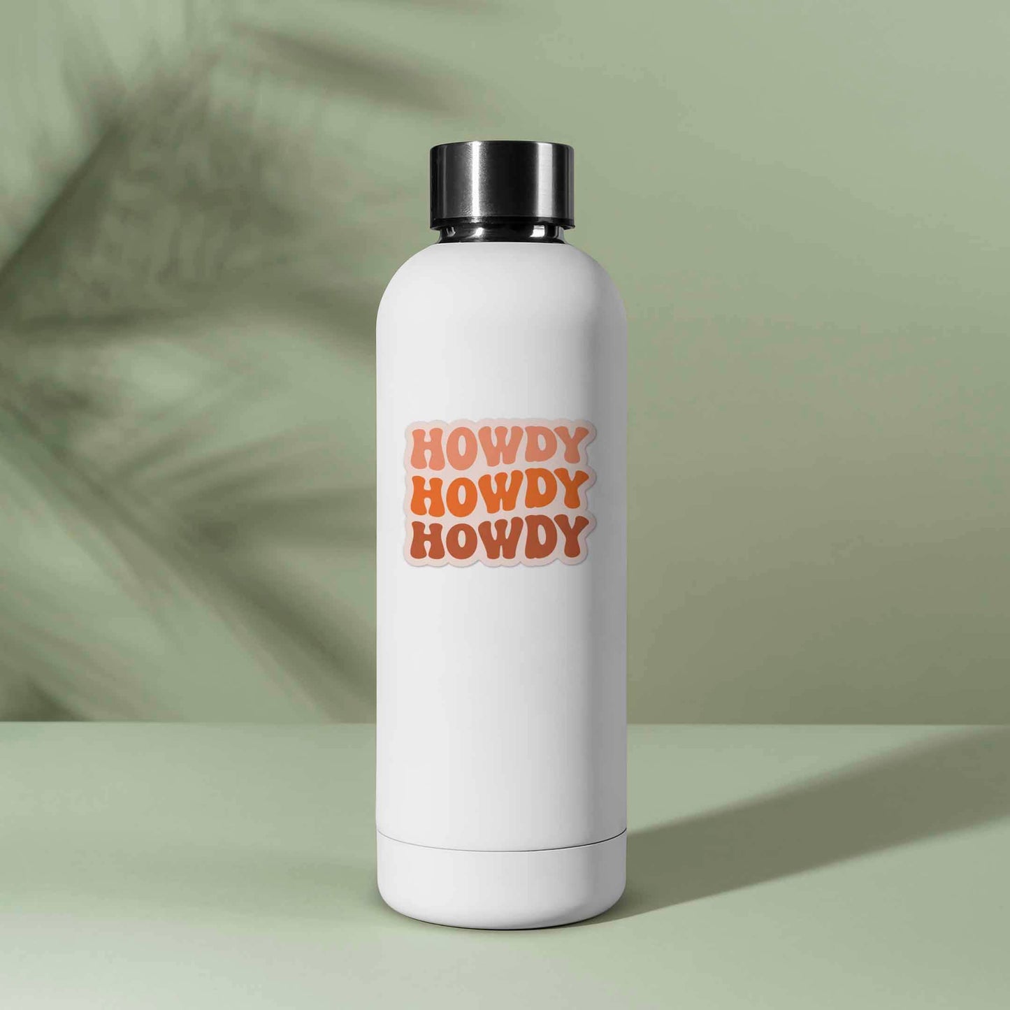Howdy Pink Cowgirl Sticker for Hydroflask