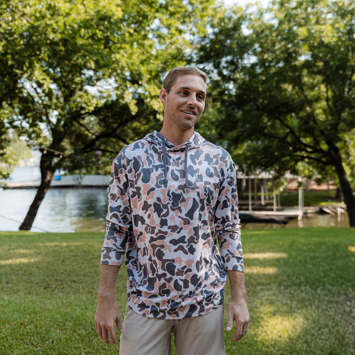 Vintage Camo Performance Hoodie