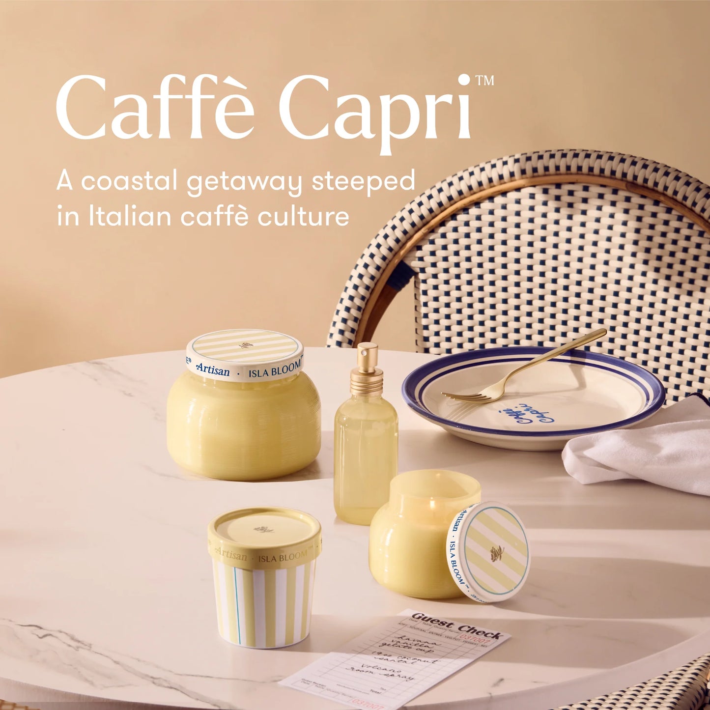 Capri Blue Isla Bloom Artisan Café Capri Room Spray – 3.5 oz Home Fragrance