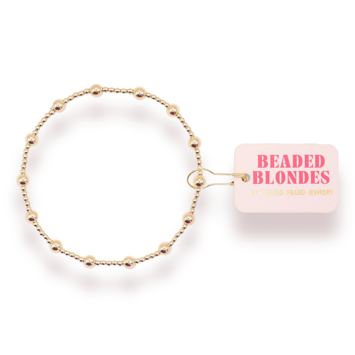 June Gold Beaded Bracelet