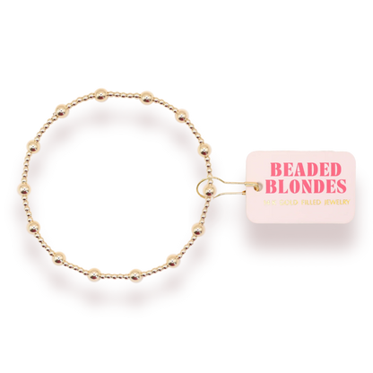 June Gold Beaded Bracelet