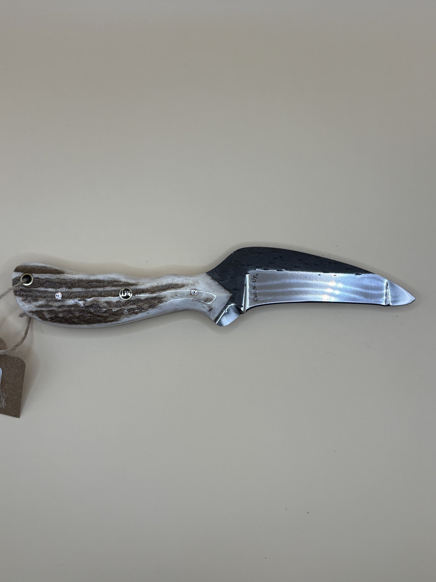 STS Ranch x Exotic Texas Knives D2 Cut-N-Up Elk Antler Handmade Knife
