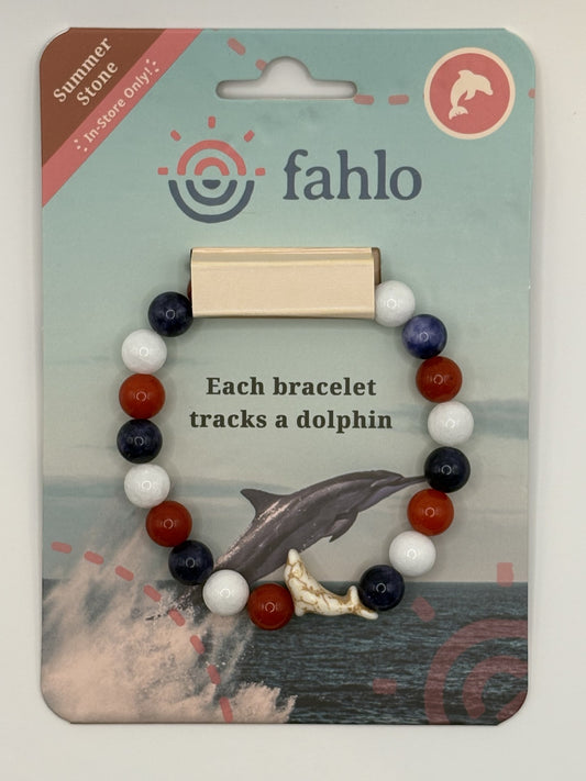 Fahlo The Odyssey Bracelet – Dolphin Tracking Bracelet in Summer Stone