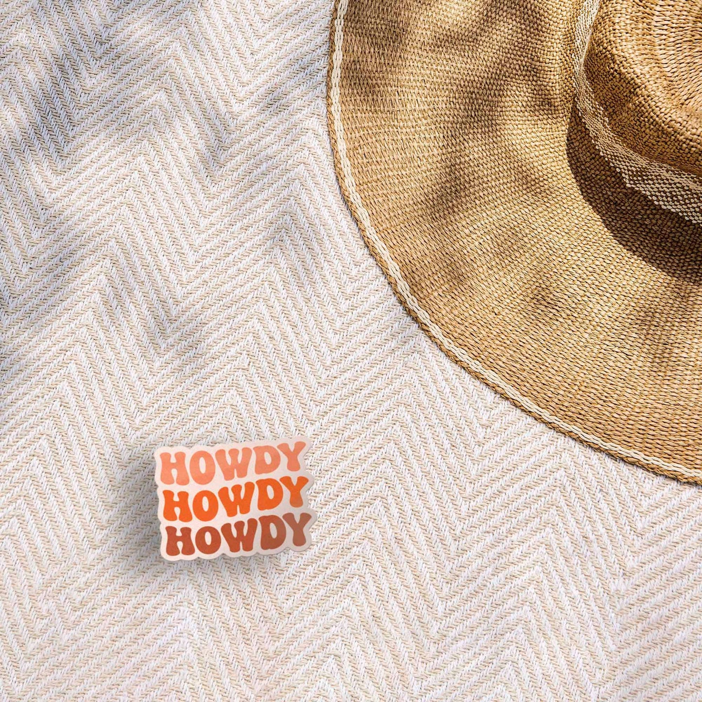 Howdy Pink Cowgirl Sticker for Hydroflask