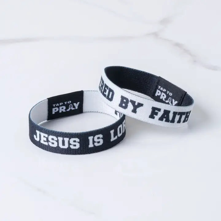Tap To Pray Wristbands - Jesus Is Lord