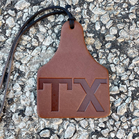 Cow Tag TX Brand Air Flair: Brown / Butt Naked