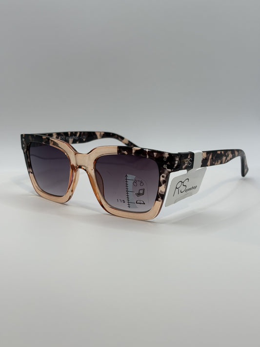 RS Eyeshop Pink & Tortoise Progressive Reader Sunglasses – Fashion Eyewear for Women