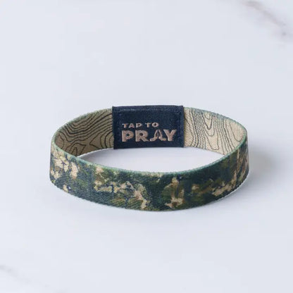 Tap To Pray Wristbands - Valor Camo & Isaiah 6:8