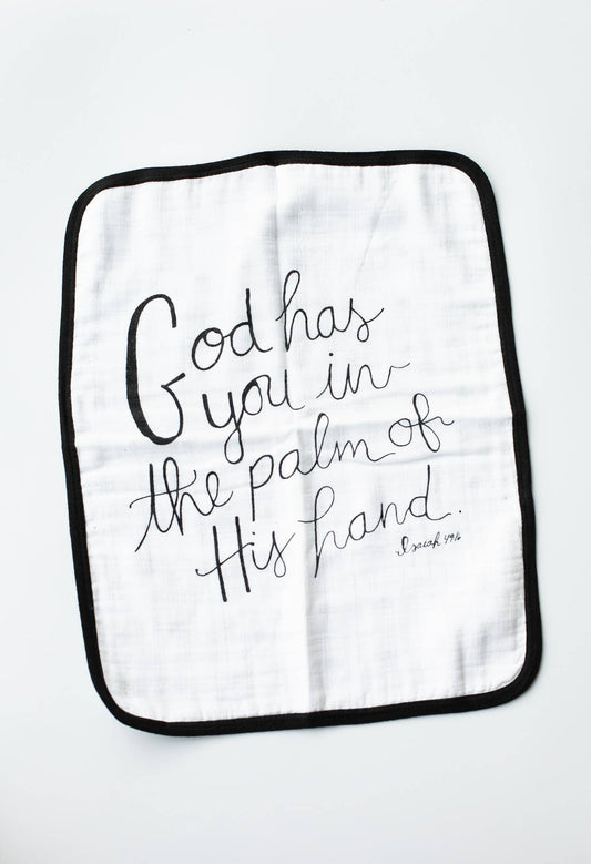 Burp Cloth Isa 49:16