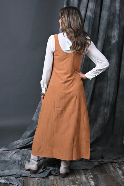 Apricot Dress Stitch Appl