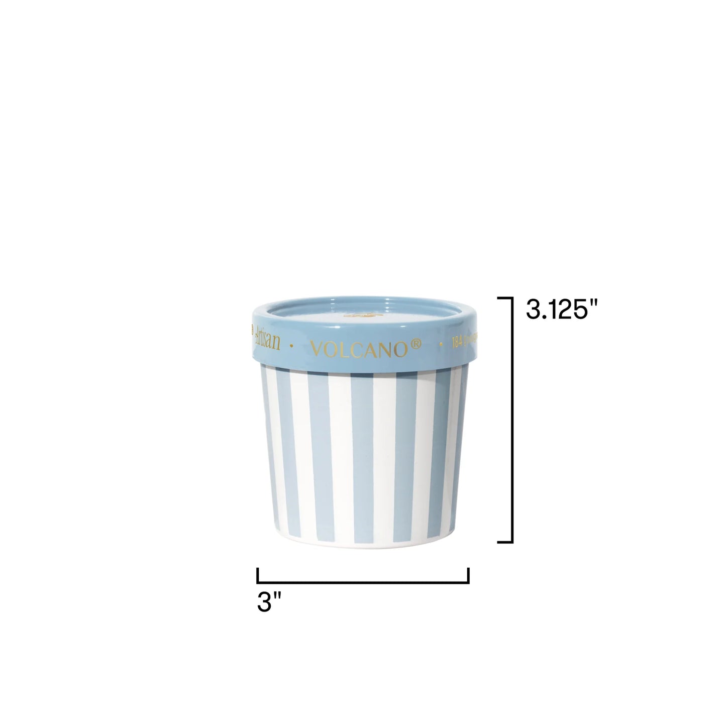Capri Blue Volcano Artisan Gelato Cup Candle – 6.5 oz Signature Scent Candle