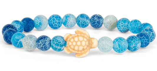 Journey Bracelet-Turtle Aqua Blue
