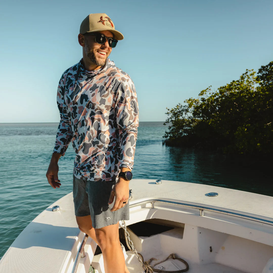 Vintage Camo Performance Hoodie