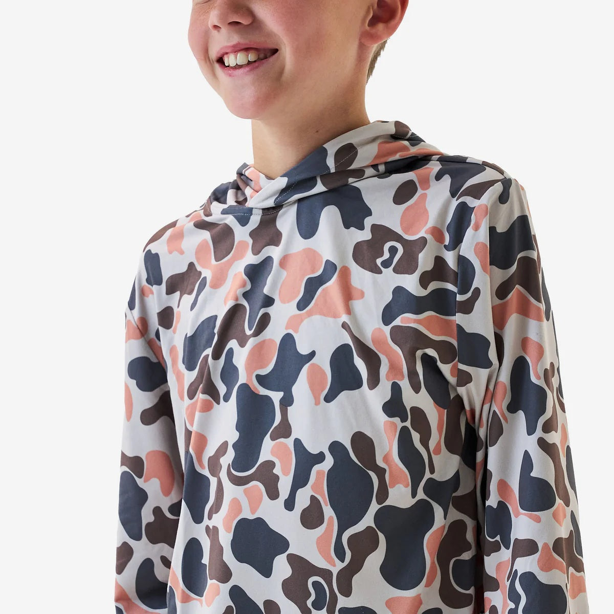 Burlebo Youth Vintage Camo Performance Hoodie