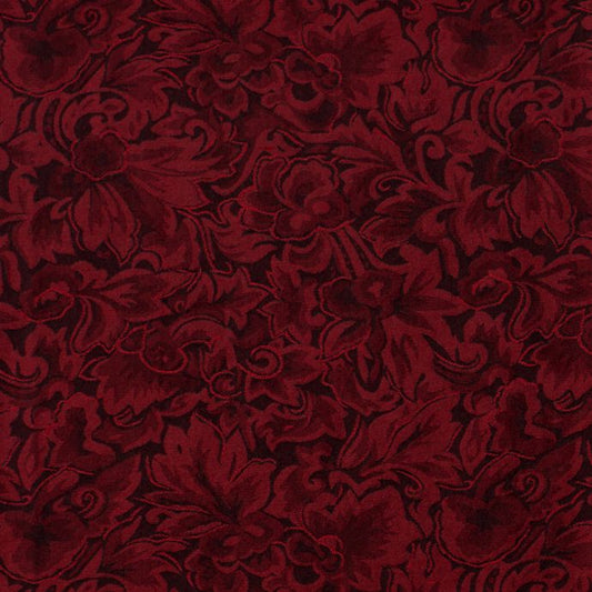 Scarlet Baroque Silk Scarf