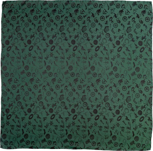 Basil Cowboy Baroque Silk Scarf