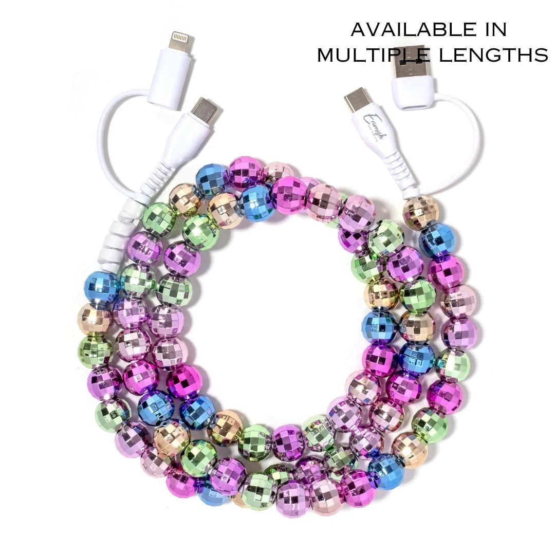 Erimish Multi Disco Ball Phone Charger – Stylish Portable Power Bank