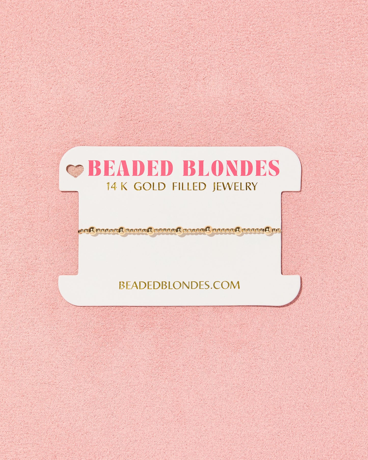 June Gold Beaded Bracelet