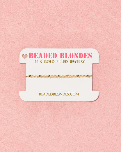 June Gold Beaded Bracelet