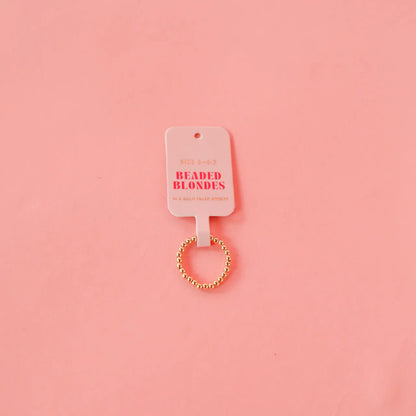 Ella Beaded Band in Gold