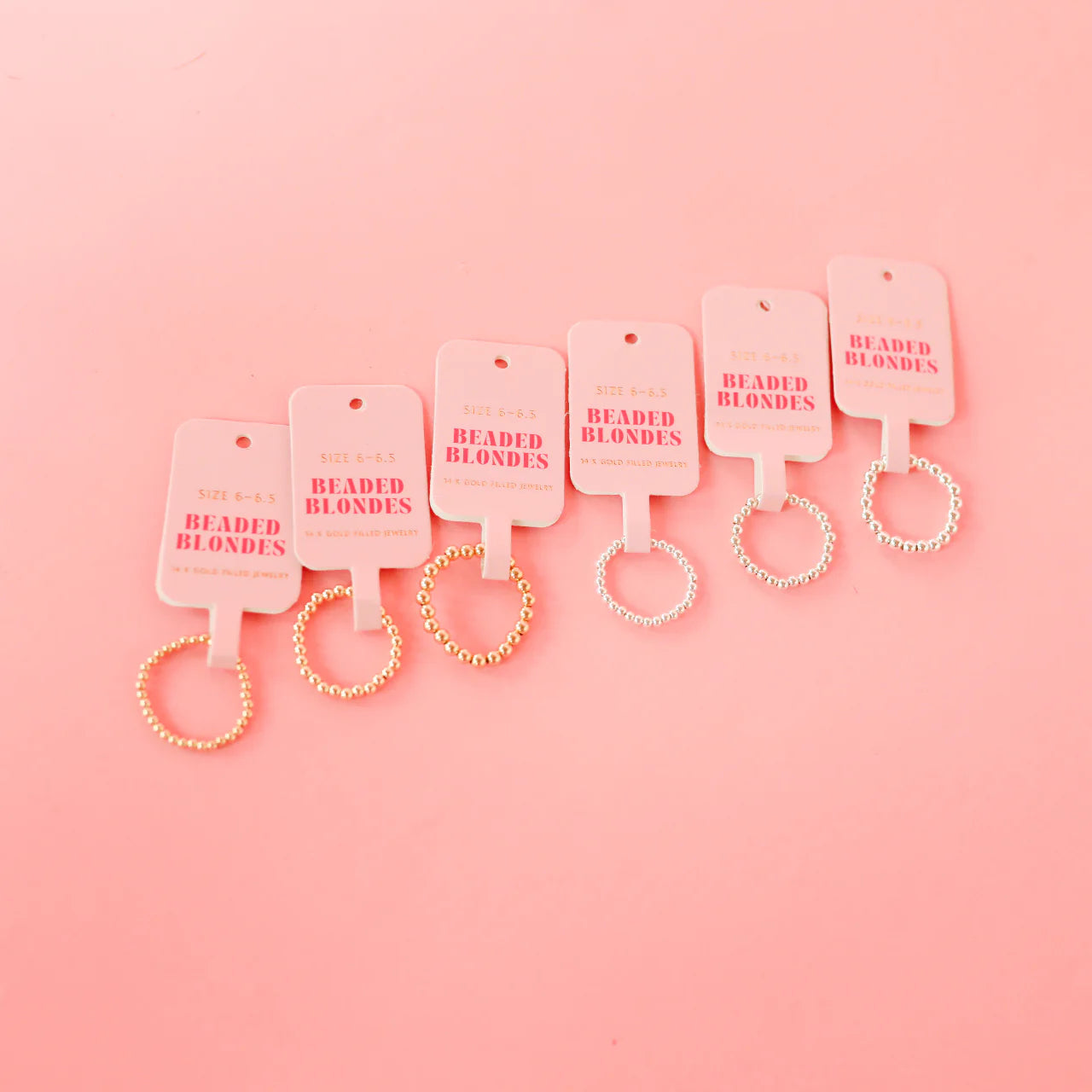 Ella Beaded Band in Silver