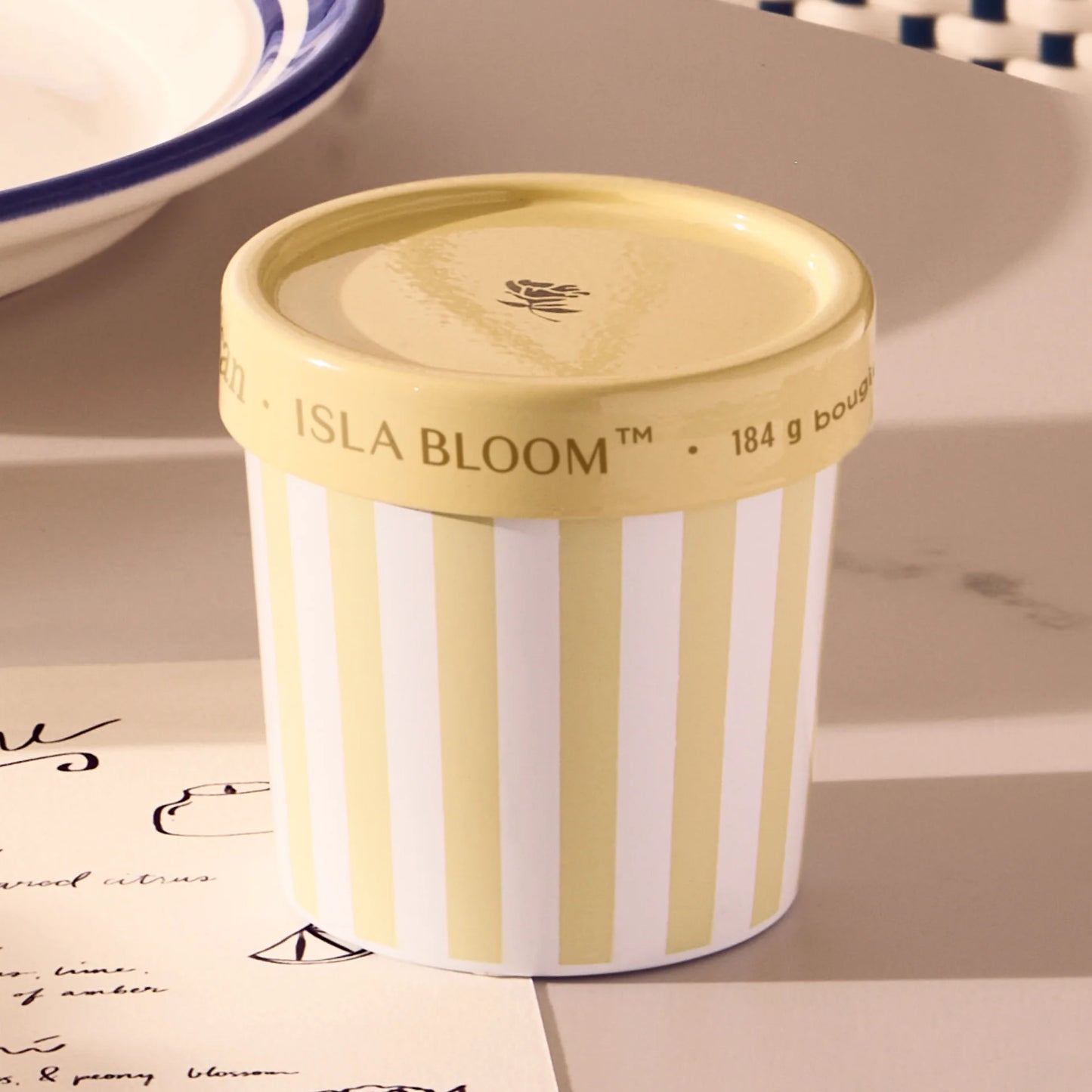 Capri Blue Isla Bloom Artisan Caffè Capri Gelato Cup Candle – 6.5 oz Luxury Candle