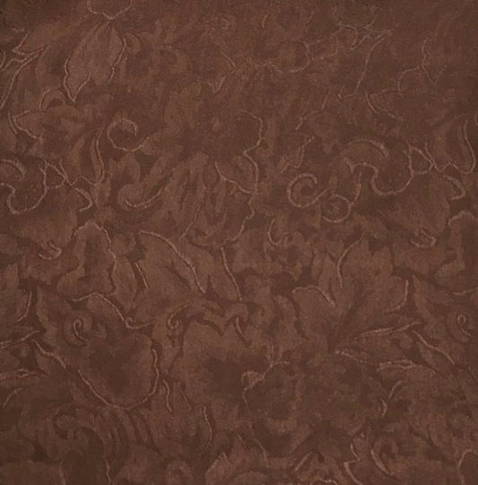 Chocolate Jacquard Silk Scarf