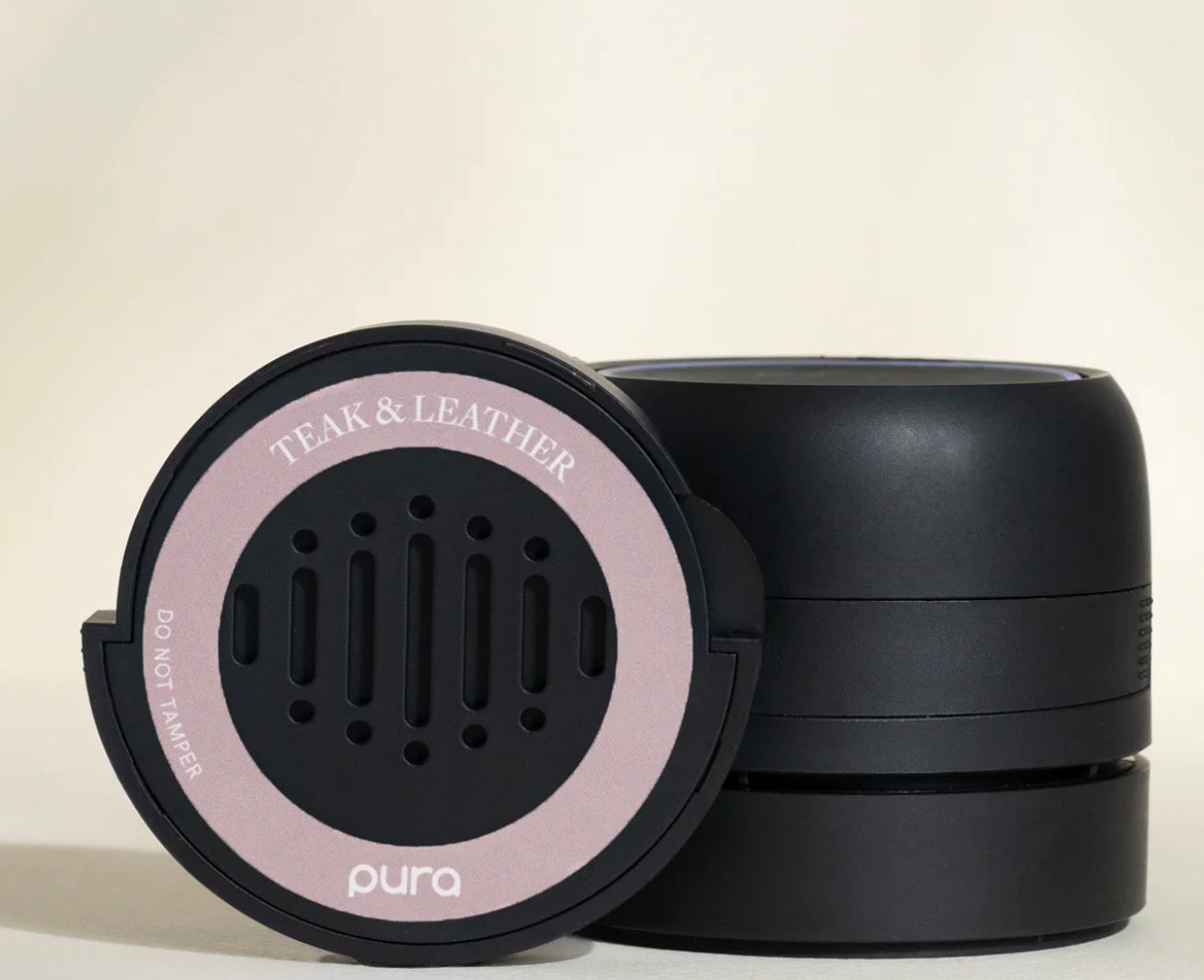 Teak & Leather Car Fragr Refill