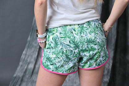 Tropical Floral Running Shorts