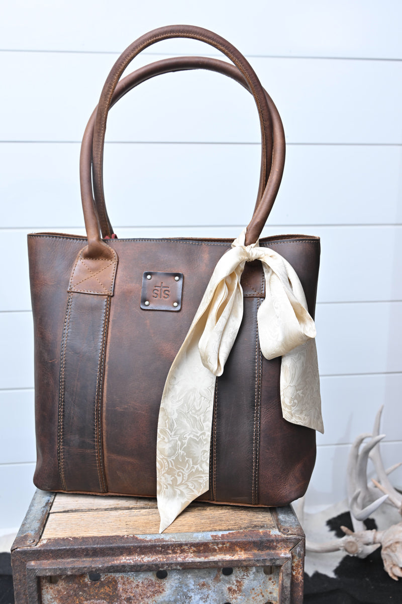 Ivory Jacquard Twilly