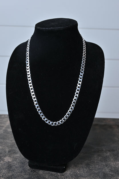 classic sterling silver chain for men